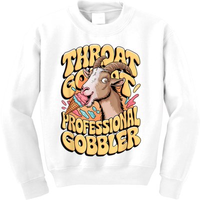 Embarrassing Throat Goat Inappropriate Adult Humor Kids Sweatshirt
