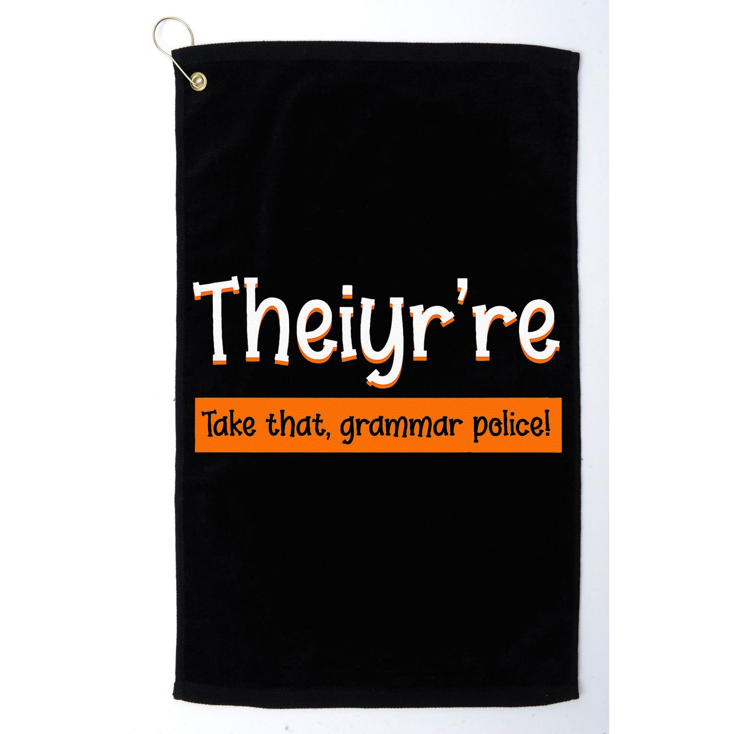 English Teacher Grammar Police Instructor Grammarian Golf Towel
