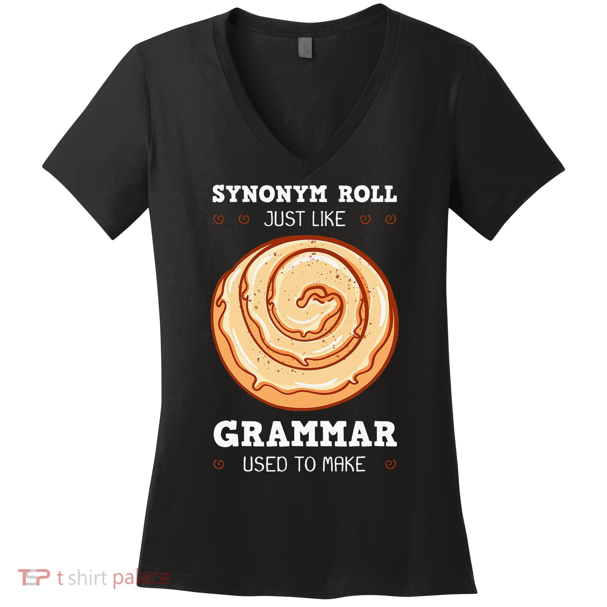 English Teacher Grammarians Grammar Police Professors Women's V-Neck T-Shirt