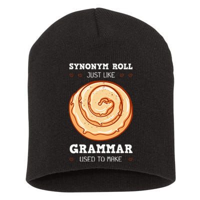 English Teacher Grammarians Grammar Police Professors Short Acrylic Beanie