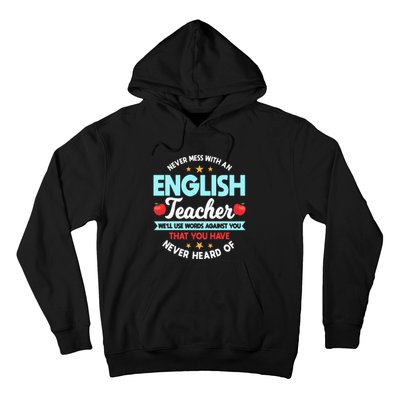 English Teacher Grammarians Professors Grammar Police Hoodie