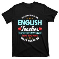 English Teacher Grammarians Professors Grammar Police T-Shirt