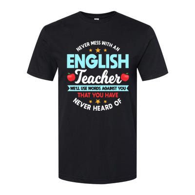 English Teacher Grammarians Professors Grammar Police Softstyle CVC T-Shirt