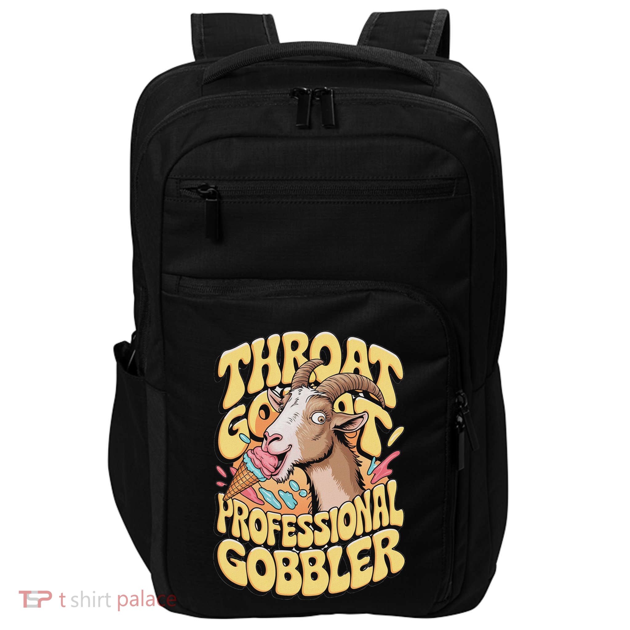 Embarrassing Throat Goat Inappropriate Impact Tech Backpack