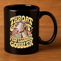 Embarrassing Throat Goat Inappropriate 11oz C Handle Ceramic Mug