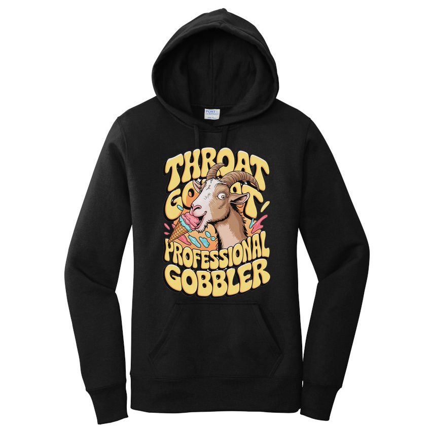 Embarrassing Throat Goat Inappropriate Women's Pullover Hoodie