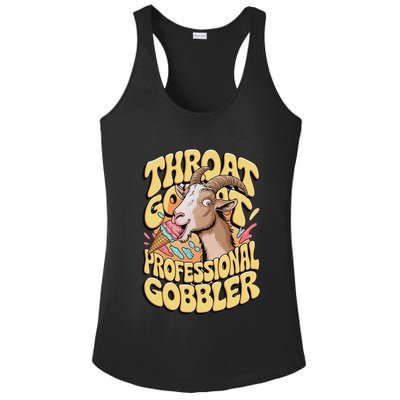 Embarrassing Throat Goat Inappropriate Ladies PosiCharge Competitor Racerback Tank