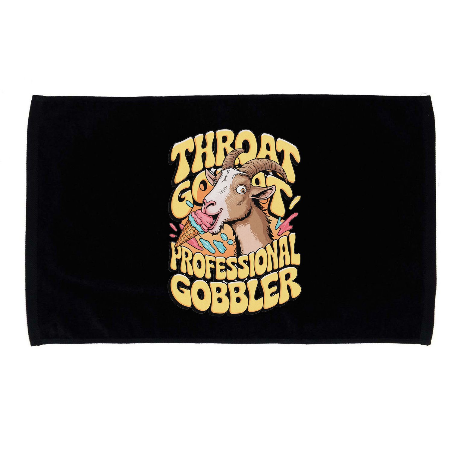 Embarrassing Throat Goat Inappropriate Microfiber Hand Towel