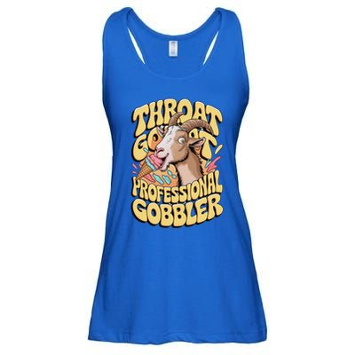 Embarrassing Throat Goat Inappropriate Ladies Essential Flowy Tank