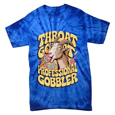 Embarrassing Throat Goat Inappropriate Tie-Dye T-Shirt