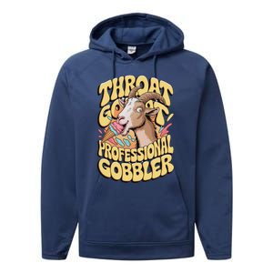 Embarrassing Throat Goat Inappropriate Performance Fleece Hoodie