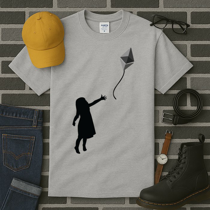 ETH Balloon Ethereum Crypto Tall T-Shirt