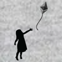 ETH Balloon Ethereum Crypto Tall T-Shirt