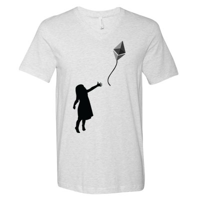 ETH Balloon Ethereum Crypto V-Neck T-Shirt