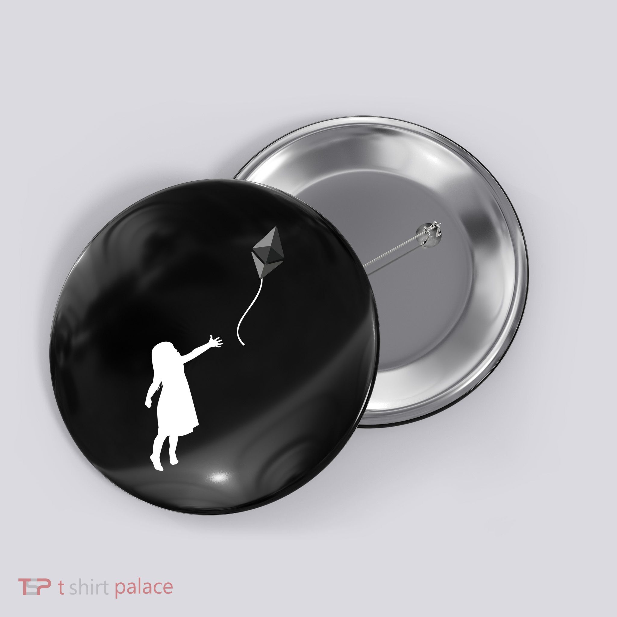 ETH Balloon Ethereum Crypto Button