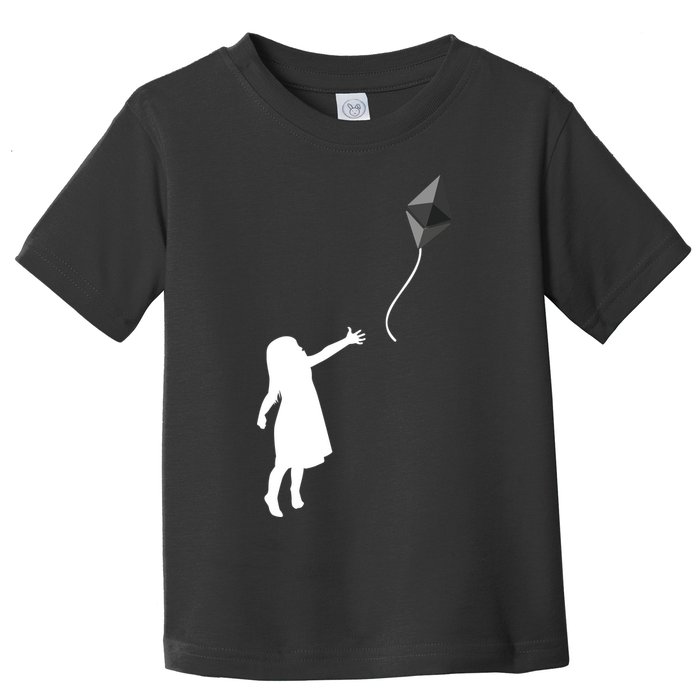 ETH Balloon Ethereum Crypto Toddler T-Shirt