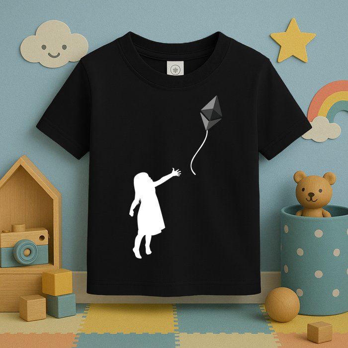 ETH Balloon Ethereum Crypto Toddler T-Shirt
