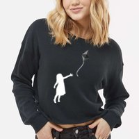 ETH Balloon Ethereum Crypto Cropped Pullover Crew