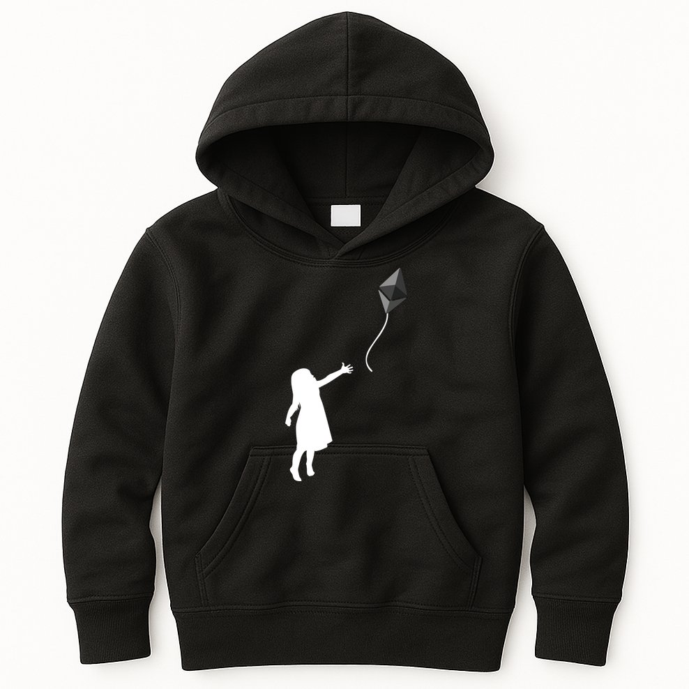 ETH Balloon Ethereum Crypto Kids Hoodie