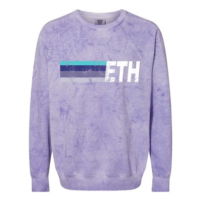 ETH Ethereum Colorblast Crewneck Sweatshirt