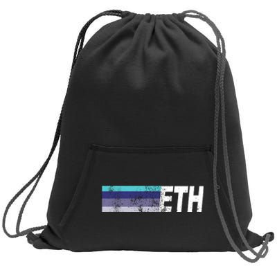 ETH Ethereum Sweatshirt Cinch Pack Bag