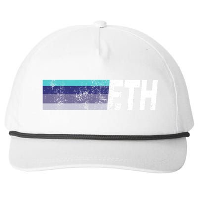 ETH Ethereum Snapback Five-Panel Rope Hat