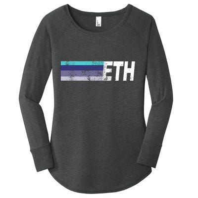 ETH Ethereum Women's Perfect Tri Tunic Long Sleeve Shirt