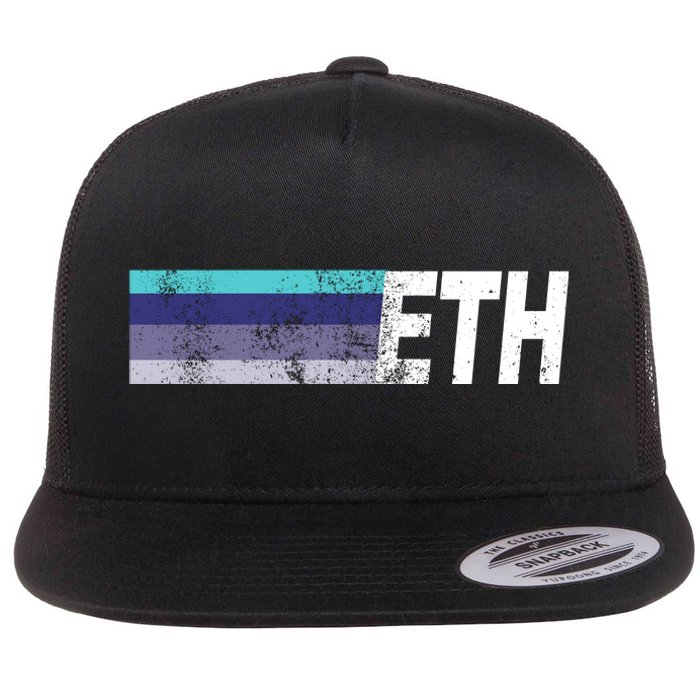 ETH Ethereum Flat Bill Trucker Hat