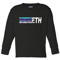 ETH Ethereum Toddler Long Sleeve Shirt