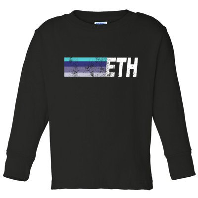 ETH Ethereum Toddler Long Sleeve Shirt