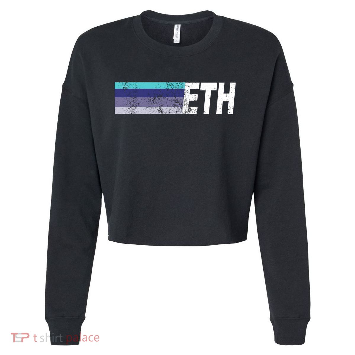 ETH Ethereum Cropped Pullover Crew