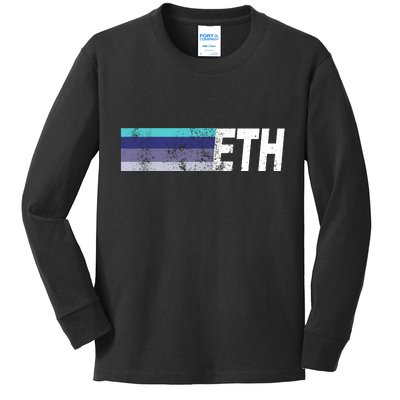 ETH Ethereum Kids Long Sleeve Shirt