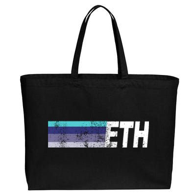 ETH Ethereum Cotton Canvas Jumbo Tote