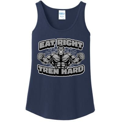 Eat-Right Tren Hard - Anabolic Steroid Gym Bodybuilding Ladies Essential Tank