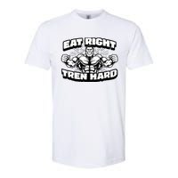 Eat-Right Tren Hard - Anabolic Steroid Gym Bodybuilding Softstyle CVC T-Shirt