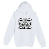 Eat-Right Tren Hard - Anabolic Steroid Gym Bodybuilding Premium Pullover Hoodie