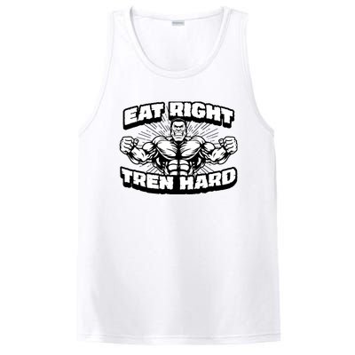 Eat-Right Tren Hard - Anabolic Steroid Gym Bodybuilding PosiCharge Competitor Tank