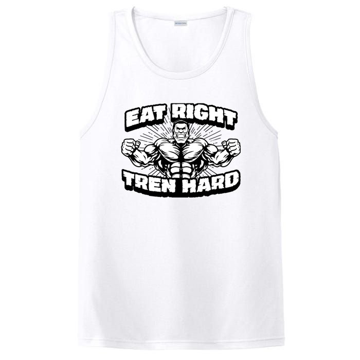 Eat-Right Tren Hard - Anabolic Steroid Gym Bodybuilding PosiCharge Competitor Tank