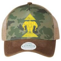 Erawan Three Headed Elephant Kingdom Of Laos Legacy Tie Dye Trucker Hat