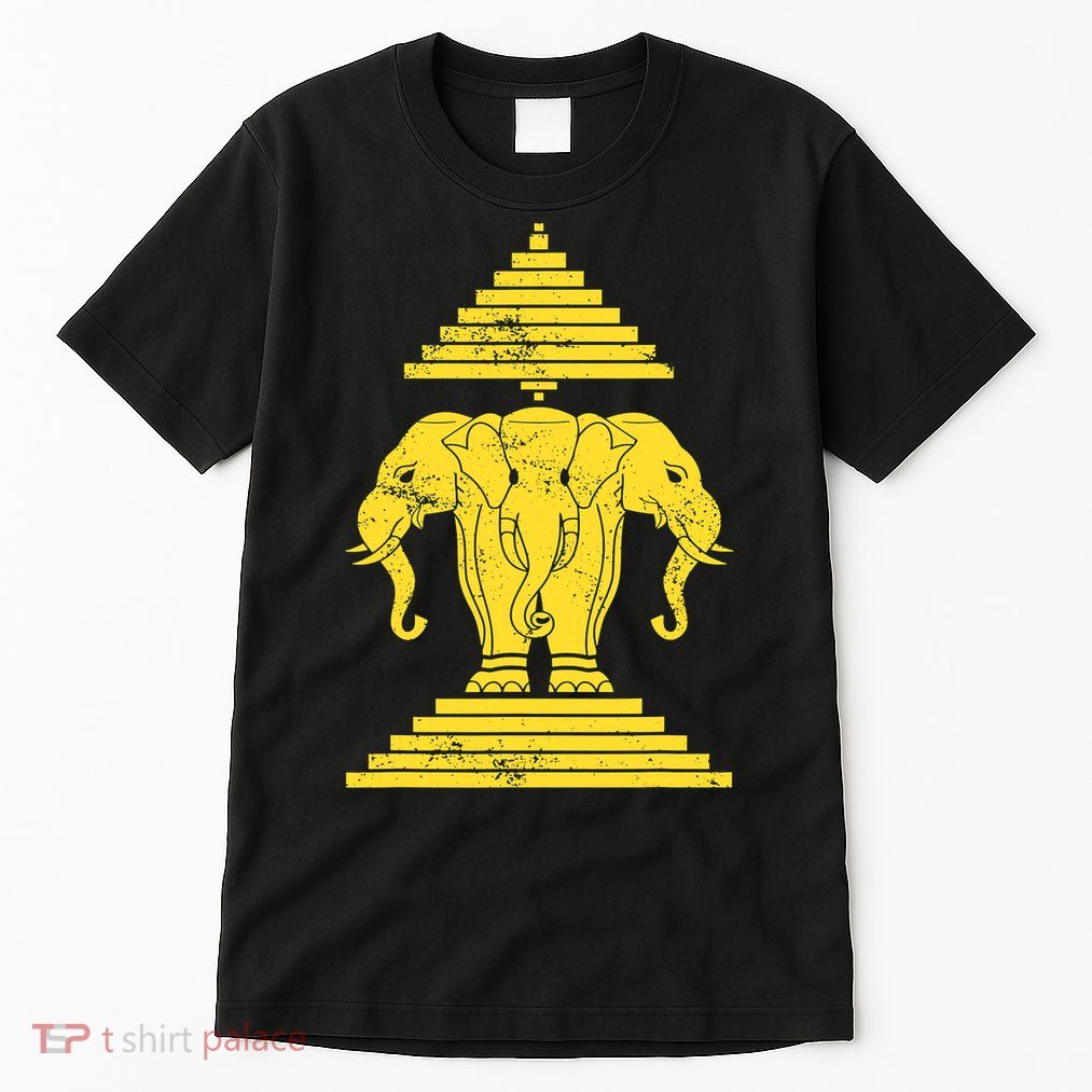Erawan Three Headed Elephant Kingdom Of Laos Tall T-Shirt