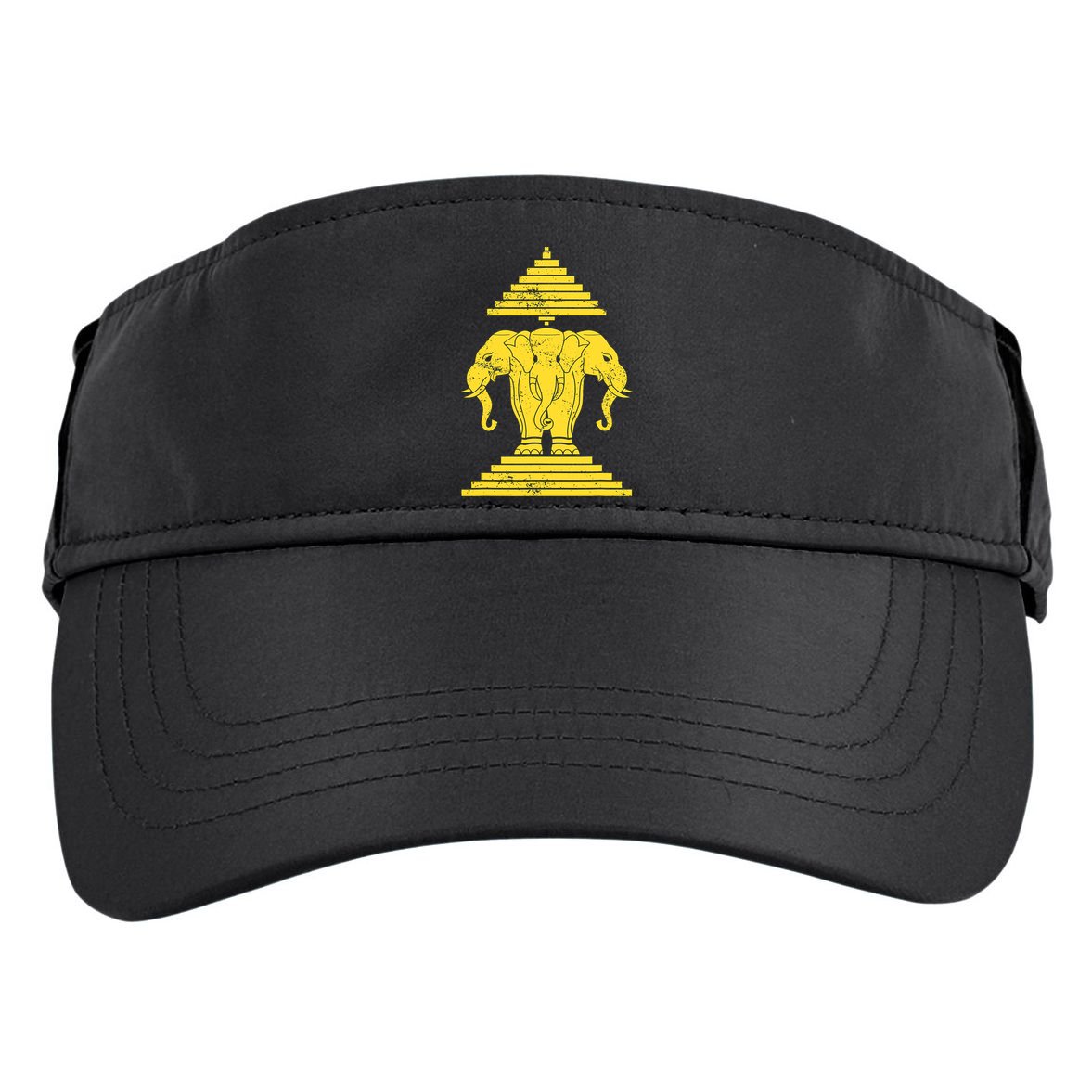 Erawan Three Headed Elephant Kingdom Of Laos Adult Drive Performance Visor