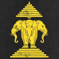 Erawan Three Headed Elephant Kingdom Of Laos Adult Drive Performance Visor