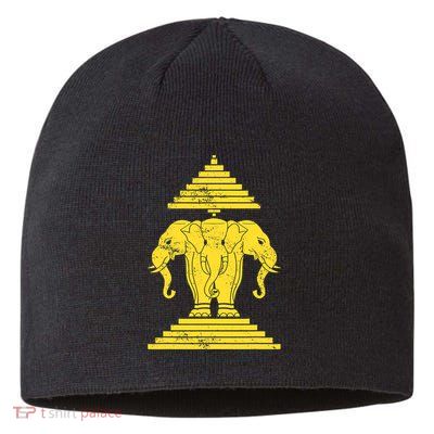 Erawan Three Headed Elephant Kingdom Of Laos Sustainable Beanie
