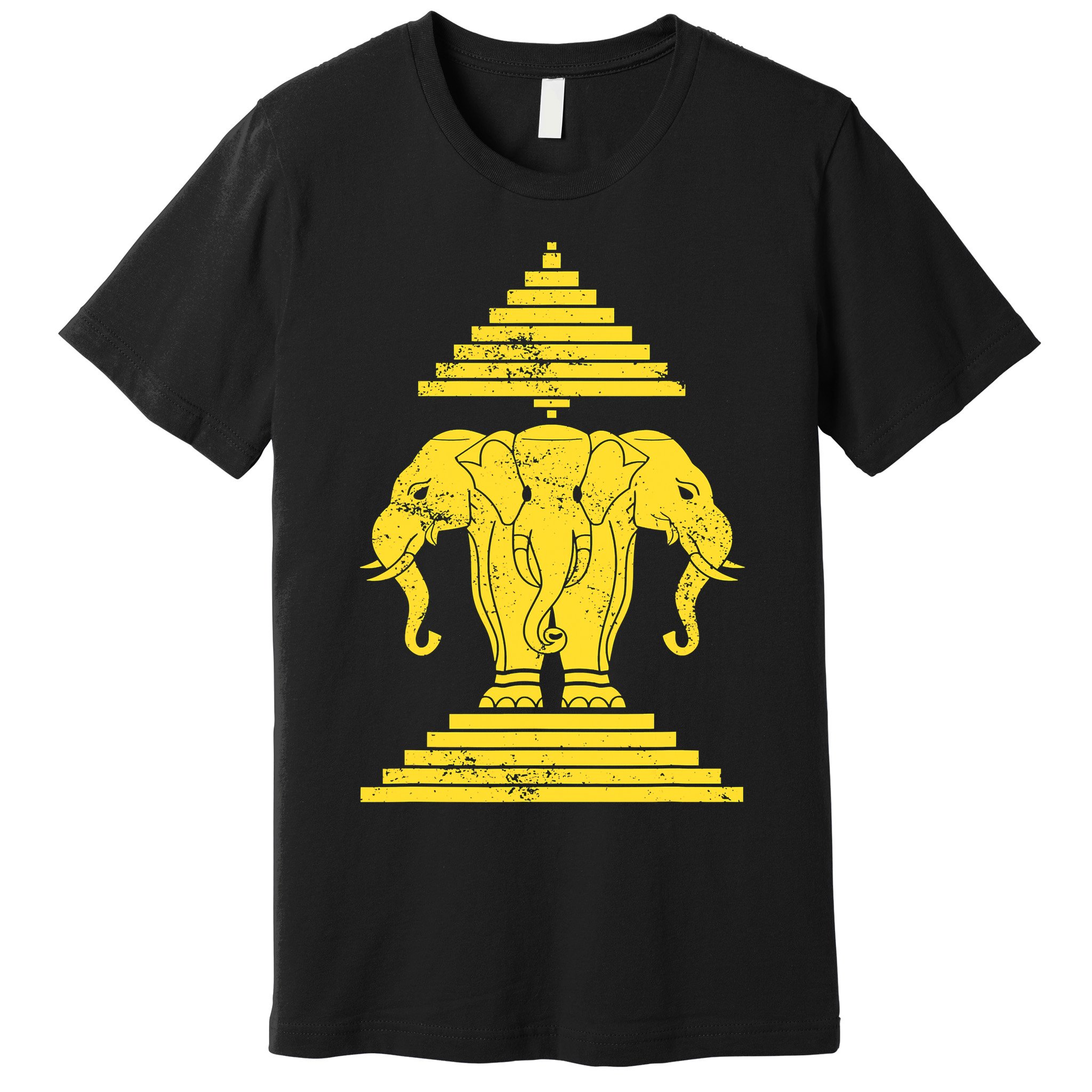 Erawan Three Headed Elephant Kingdom Of Laos Premium T-Shirt