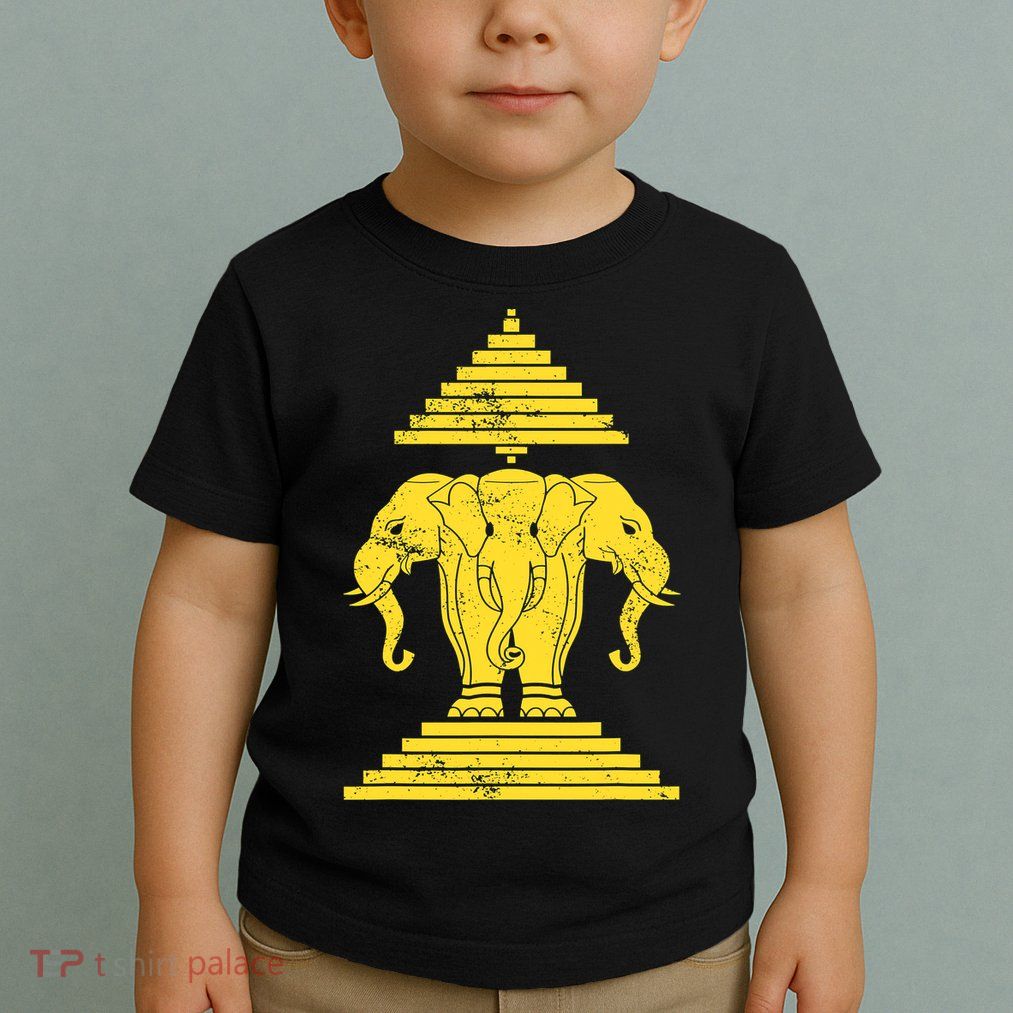 Erawan Three Headed Elephant Kingdom Of Laos Toddler T-Shirt
