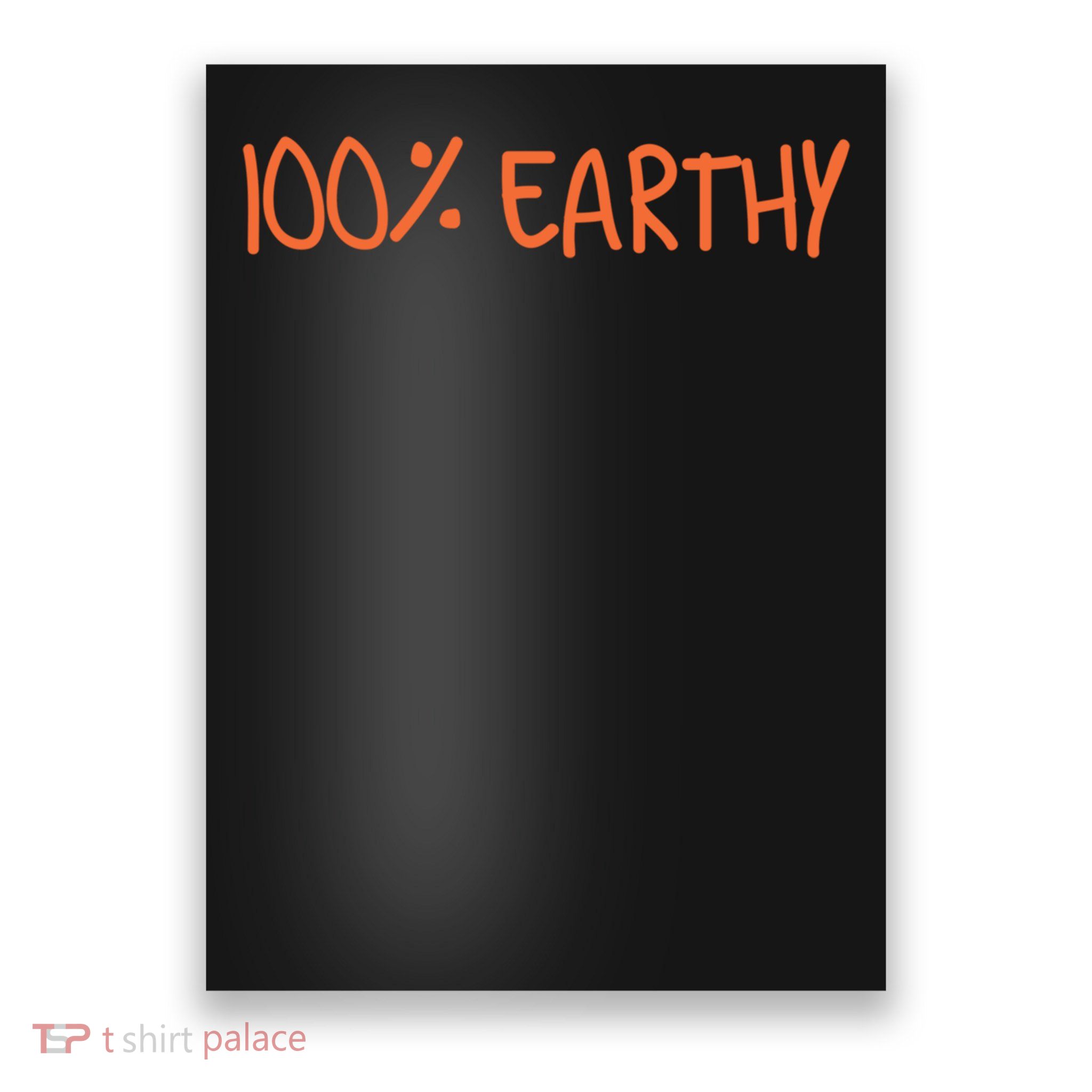 Earthy Tree Hugger Earth Day Plant Nature Lover Gift Poster
