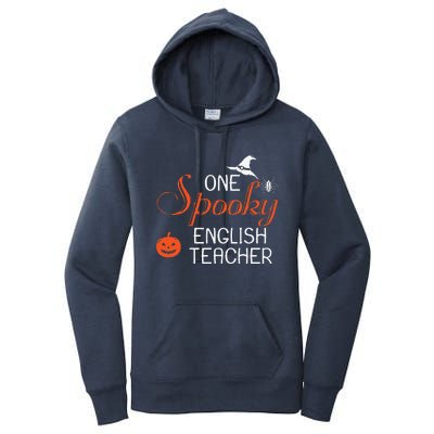 English Teacher Halloween Funny Spooky Gift Women's Pullover Hoodie