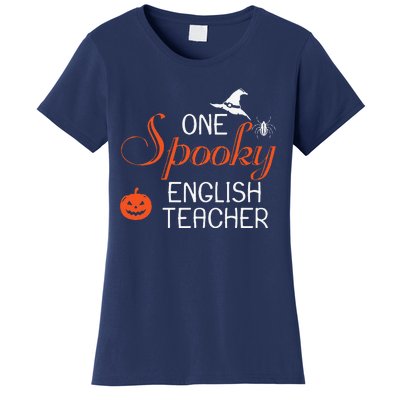 English Teacher Halloween Funny Spooky Gift Women's T-Shirt