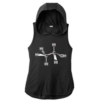 Ethanol Molecole As Seen Drunk Ladies PosiCharge Tri-Blend Wicking Draft Hoodie Tank