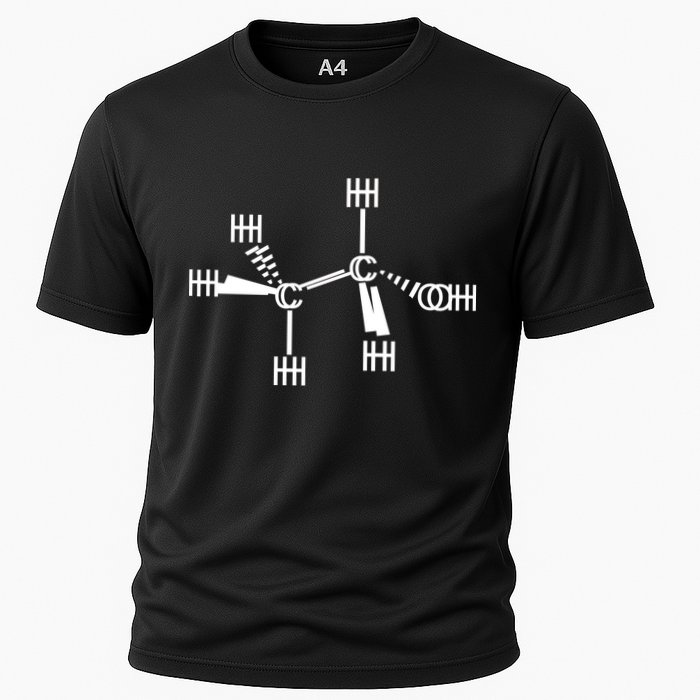 Ethanol Molecole As Seen Drunk Cooling Performance Crew T-Shirt